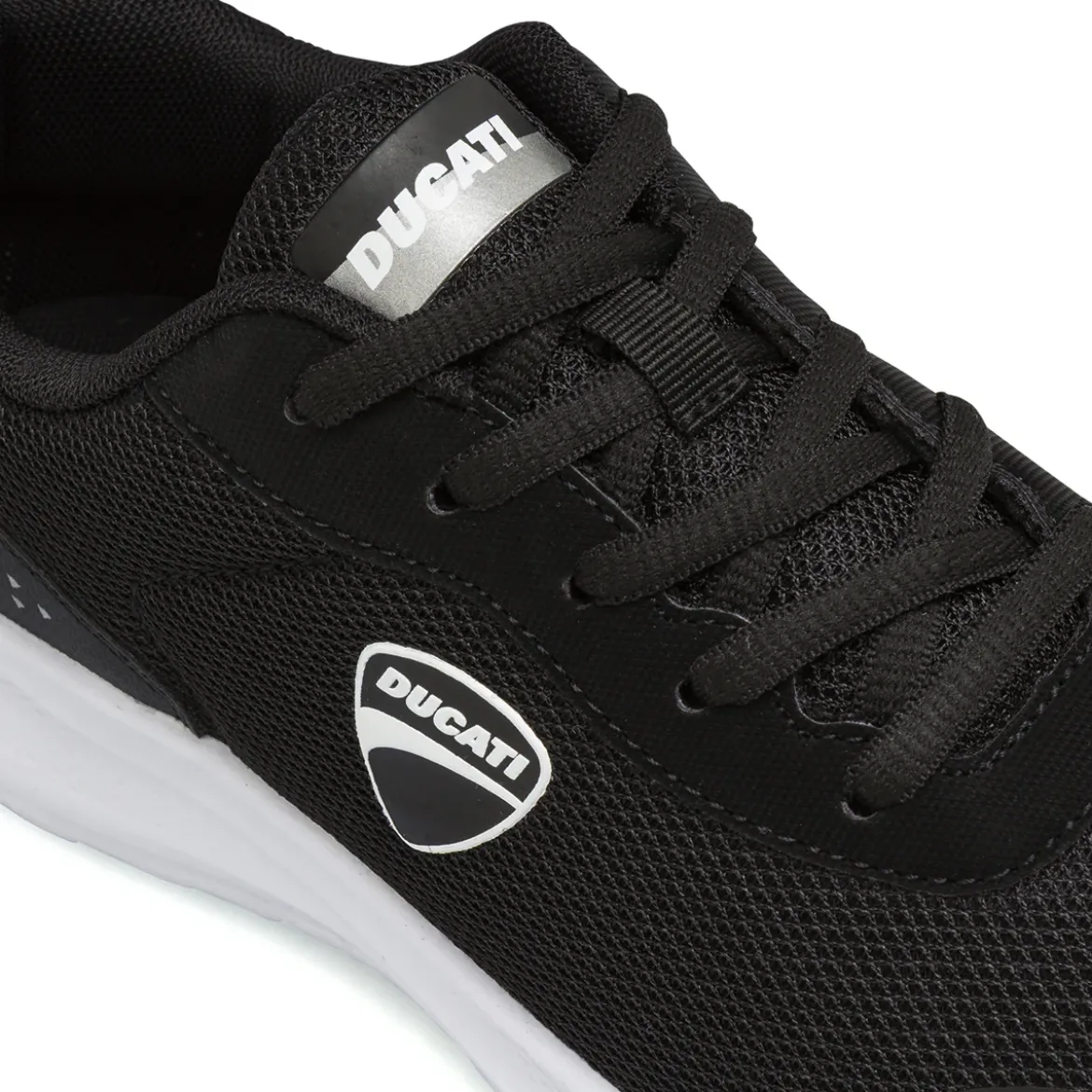 Sneakers Sport da Bambino nere con suola a contrasto Ducati