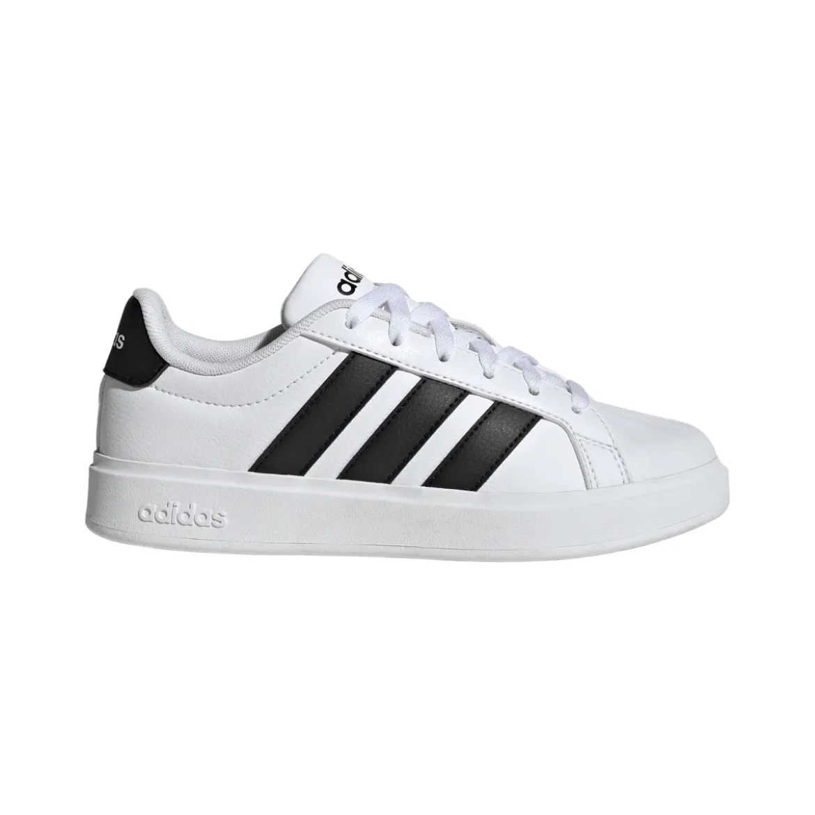 Sneakers sport da ragazzo bianche con dettagli neri adidas STREETTAL