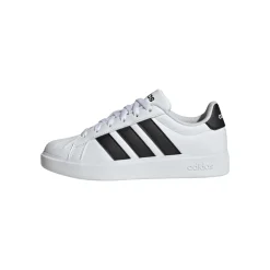 Sneakers sport da ragazzo bianche con dettagli neri adidas STREETTAL