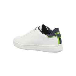 Sneakers Sport da uomo bianche con dettagli verde fluo Ducati