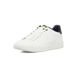 Sneakers Sport da uomo bianche con dettagli verde fluo Ducati