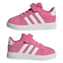 Sneakers Sportive Bambina Rosa effetto scamosciato con strappo adidas