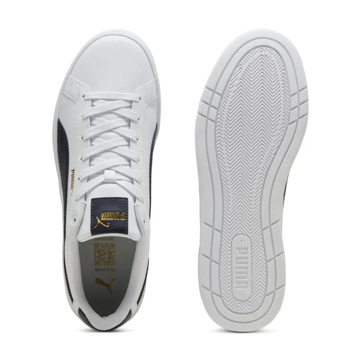 Sneakers sportive bianche da Uomo con dettagli blu Puma Club II
