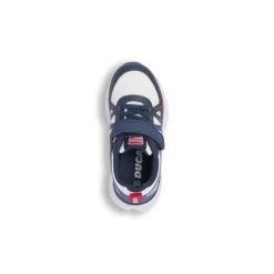 Sneakers sportive bianche e blu da Bambino in con strappo Ducati