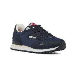 Sneakers sportive Blu Uomo con inserti effetto scamosciato Ducati