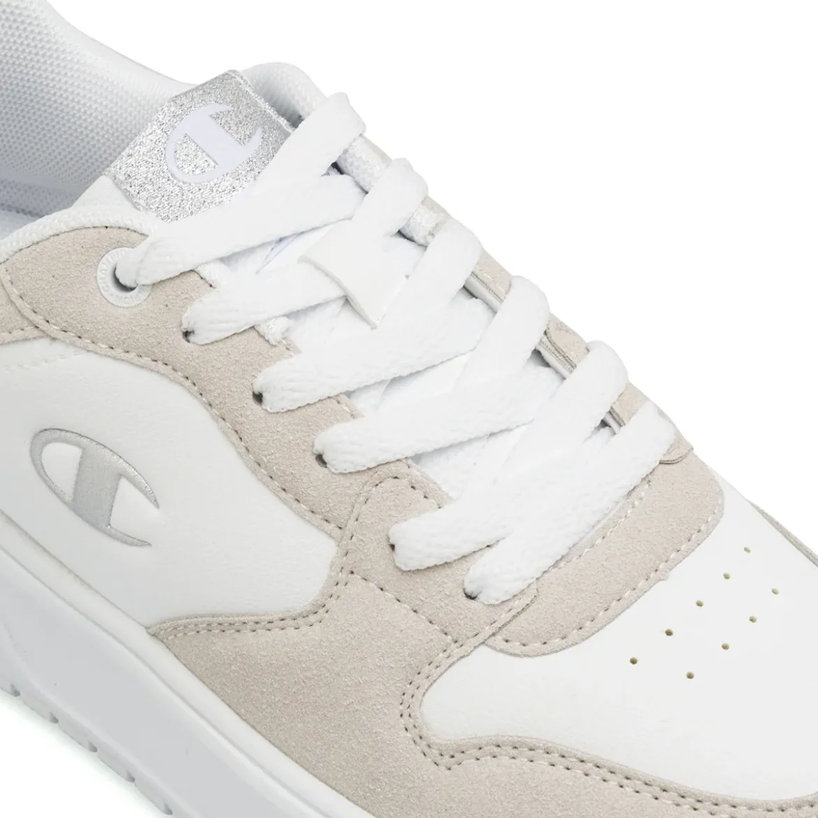 Sneakers sportive da Donna bianche e beige con platform Champion