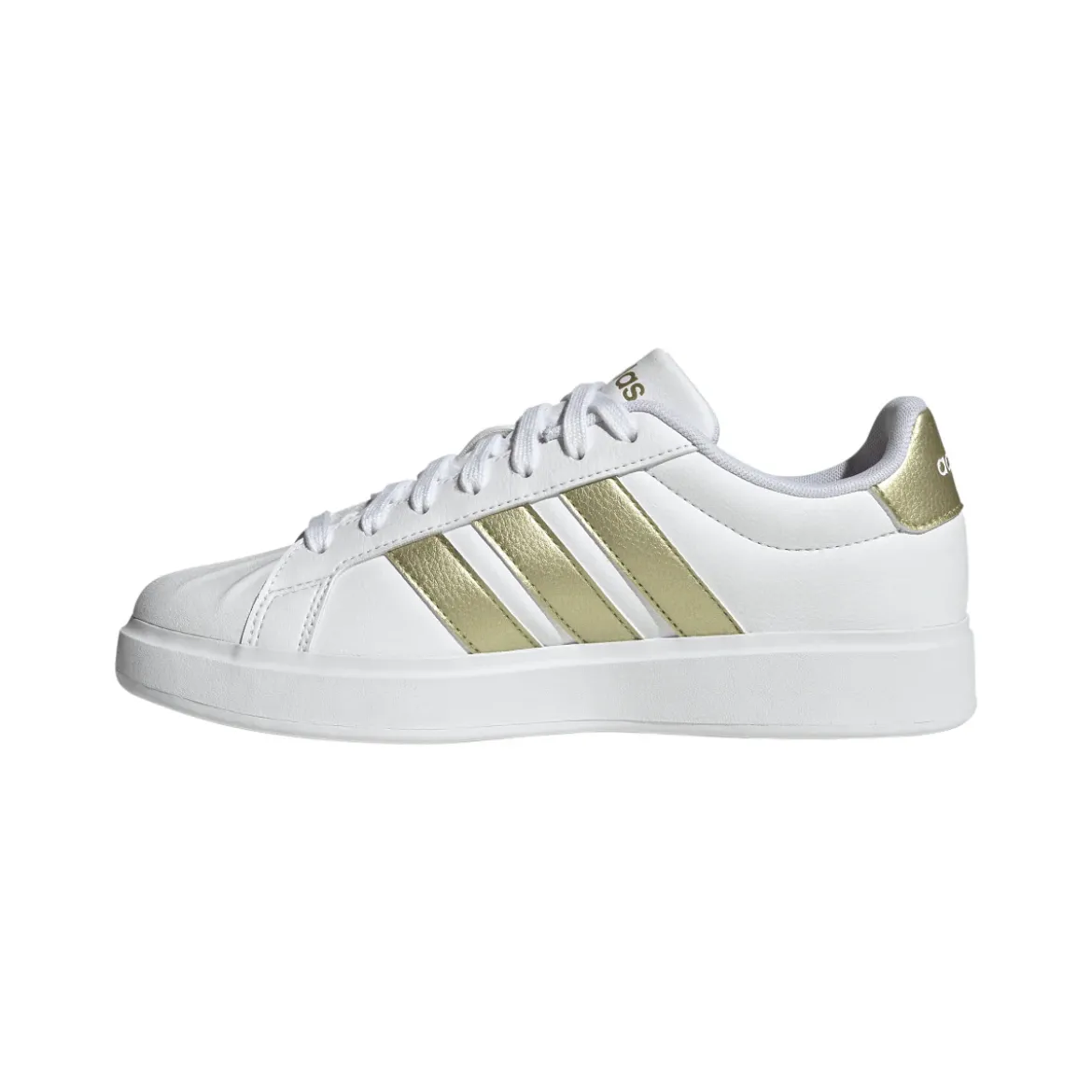 Sneakers sportive da Donna bianche con strisce oro adidas STREETTALK