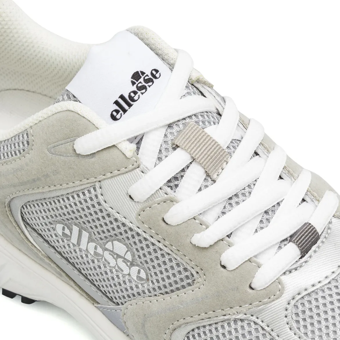 Sneakers sportive da Donna grigie e argento retro Ellesse