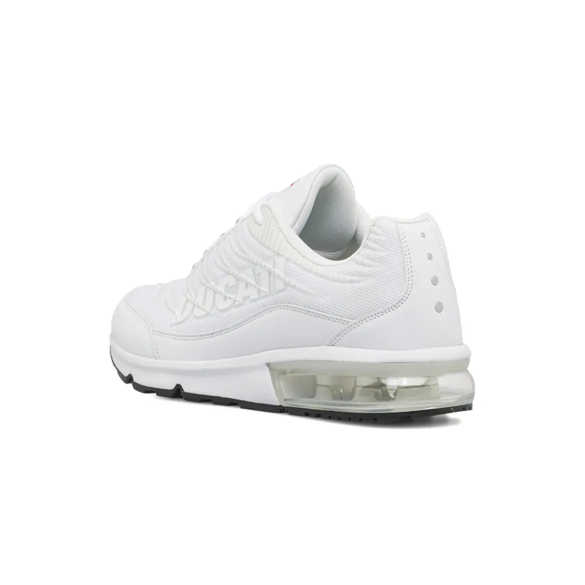 Sneakers sportive da uomo bianche con ammortizzazione Ducati