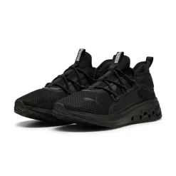 Sneakers sportive da Uomo nere in tessuto mesh e suola Softride Puma