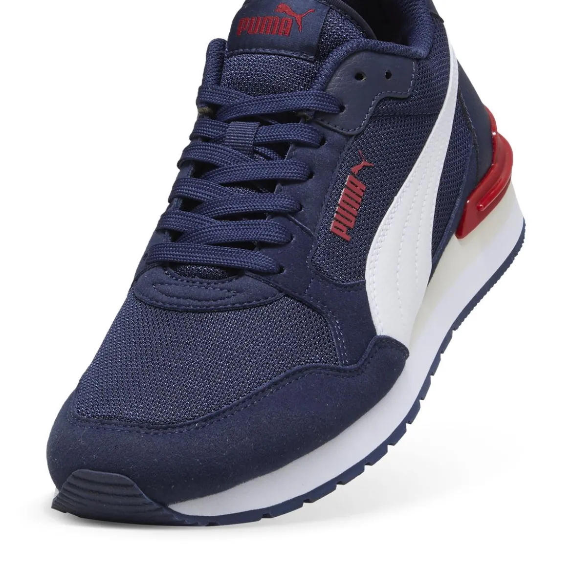 Sneakers sportive Retro da Uomo blu Puma Runner v4