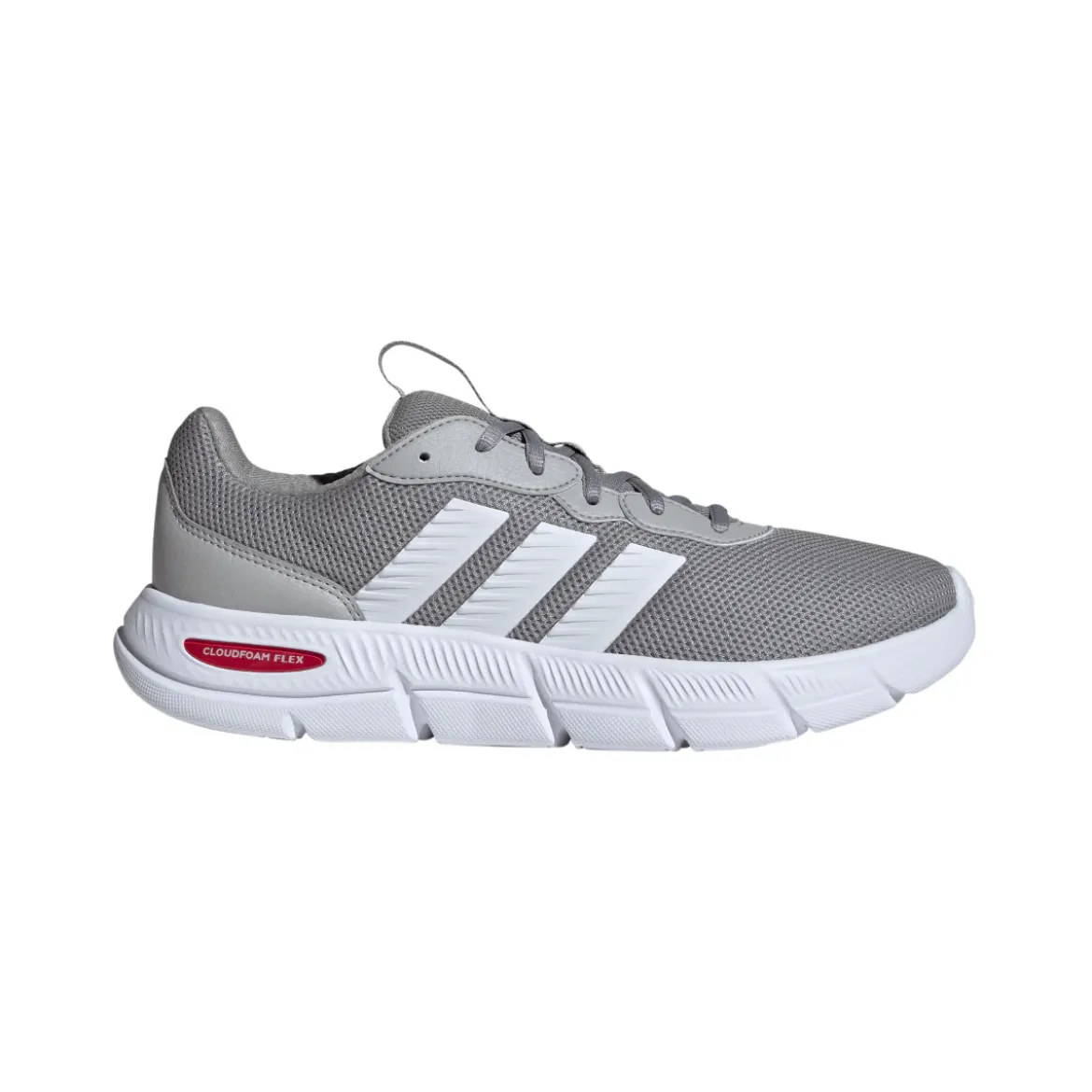 Sneakers Sportive uomo grigie in tessuto mesh adidas CLOUDFOAM FLEX