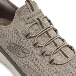 Sneakers taupe da Uomo con tecnologia Slip-ins e Memory Foam Skechers