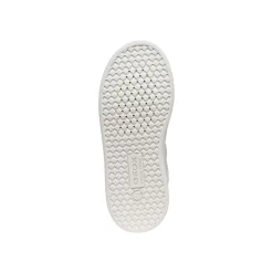 Sneakers traspiranti bianche da Ragazzo con cinturino a strappo Geox