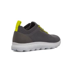 Sneakers traspiranti grigie da uomo in tessuto mesh Geox Spherica