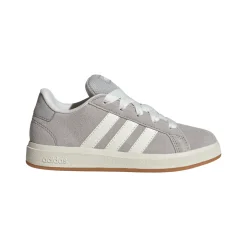 Sneakers unisex grigie effetto scamosciato adidas Grand Court 00s
