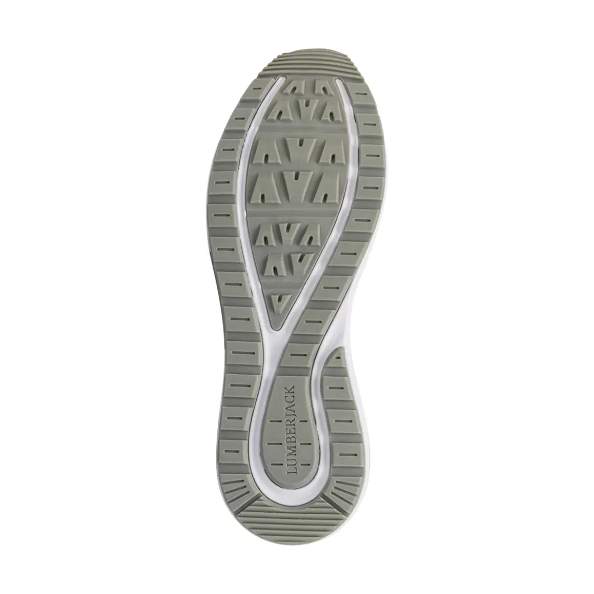 Sneakers Uomo bianche e grigie con soletta in memory foam Lumberjack