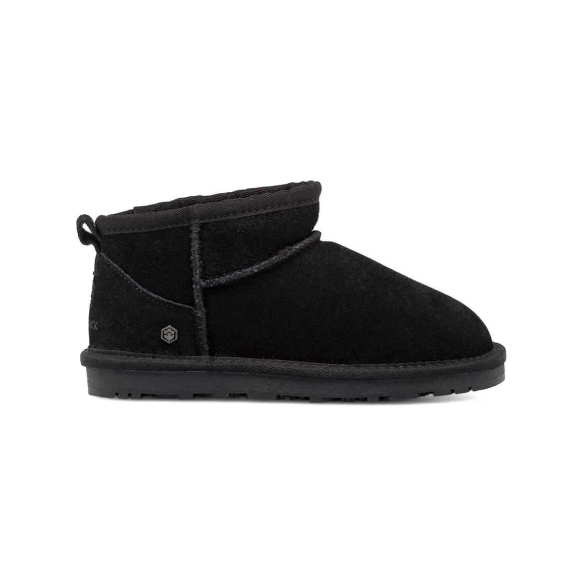 Stivaletti imbottiti neri Lumberjack da Ragazza in suede