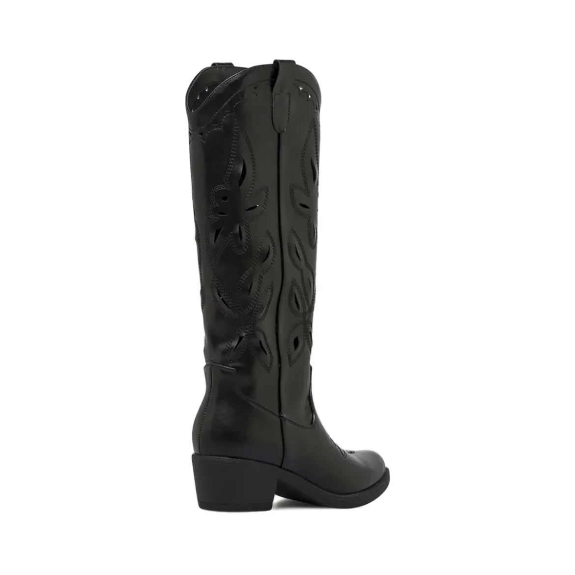 Stivali donna neri stile western con traforature sul gambale Lora Ferres