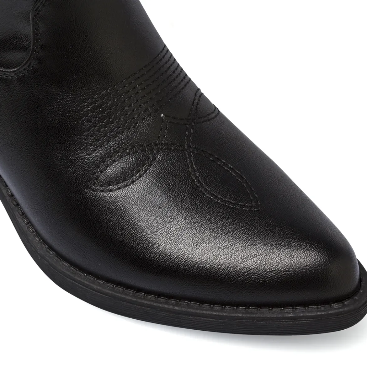 Stivali donna neri stile western con traforature sul gambale Lora Ferres