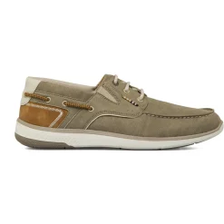 Stringate da barca Uomo beige con dettagli scamosciati Glams