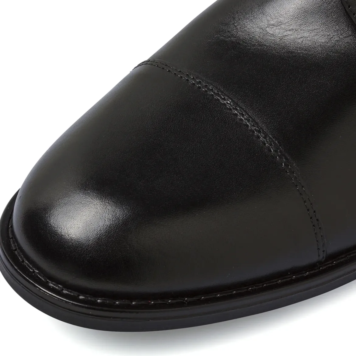 Stringate da uomo nere in pelle con allacciature Derby La Cuoieria