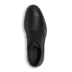 Stringate modello Derby nere da Uomo in pelle con logo Igi&Co