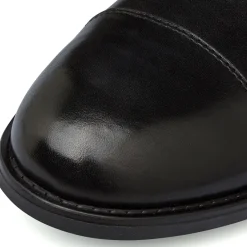 Stringate nere derby da Uomo in pelle con punta rinforzata La Cuoieria