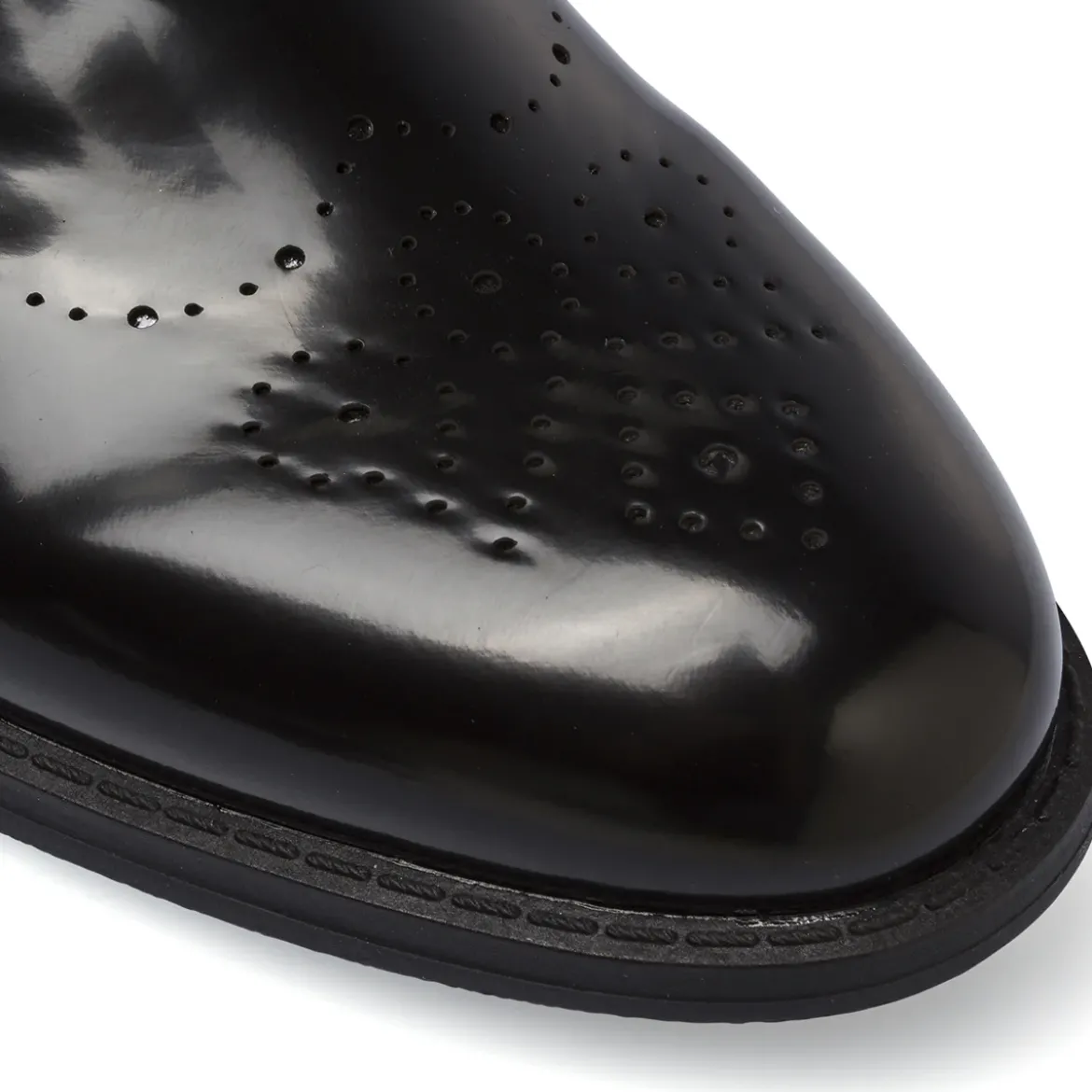 Stringate oxford da Uomo nere con dettagli traforati Riflessi Urbani