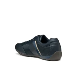 Stringate sportive blu da Uomo con inserti in tessuto Geox
