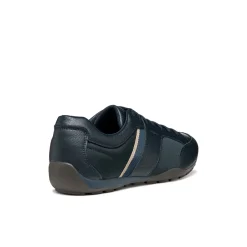 Stringate sportive blu da Uomo con inserti in tessuto Geox