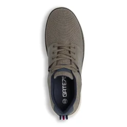 Stringate Uomo Taupe in tessuto mesh traspirante Riflessi Urbani
