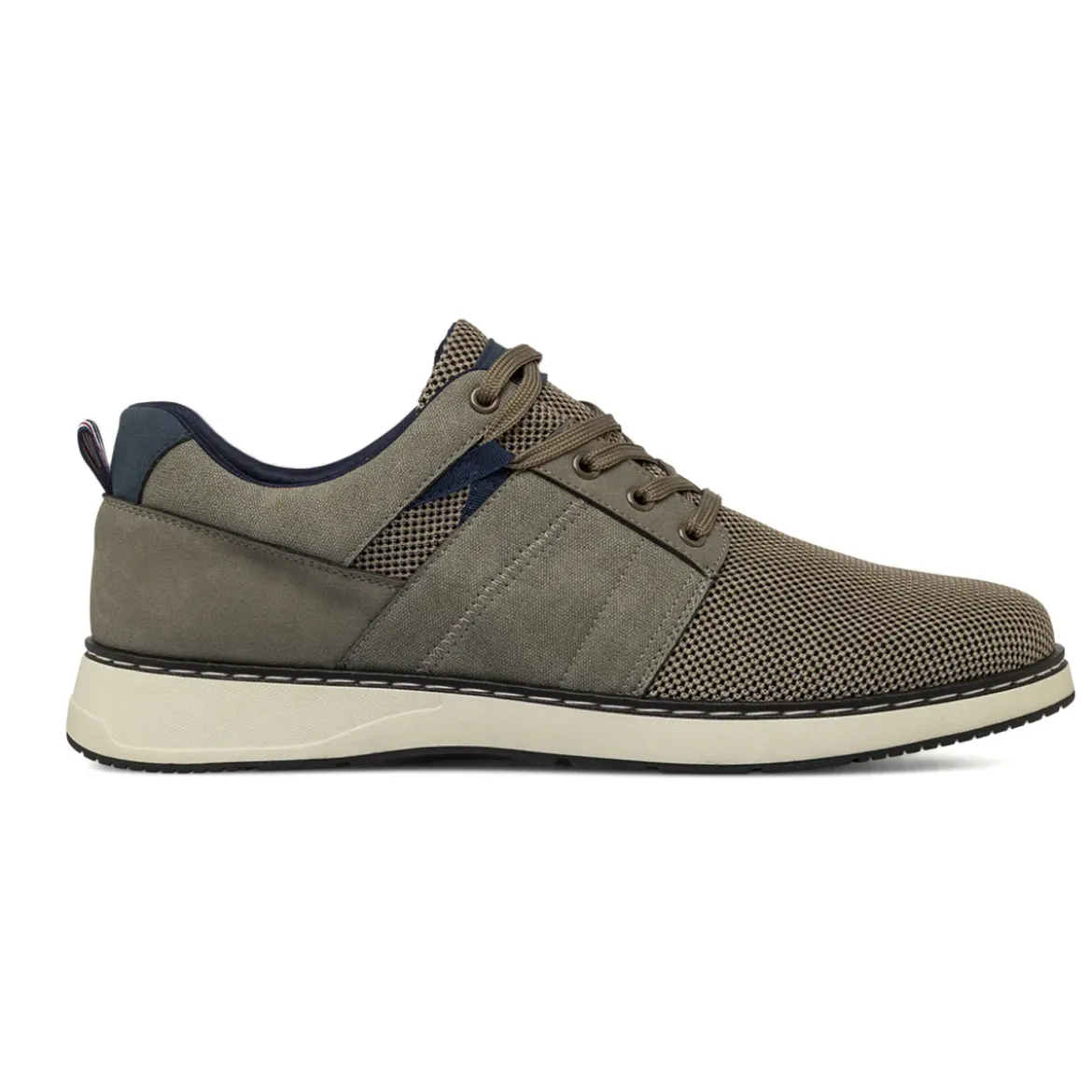 Stringate Uomo Taupe in tessuto mesh traspirante Riflessi Urbani