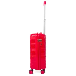 Trolley cabina rigido rosso con combinazione Romeo Gigli Milano