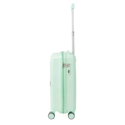 Trolley cabina rigido verde acqua con combinazione Romeo Gigli Milano