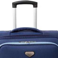 Trolley da viaggio stiva Romeo Gigli Milano blu in tessuto resistente