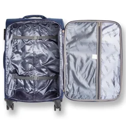 Trolley da viaggio stiva Romeo Gigli Milano blu in tessuto resistente