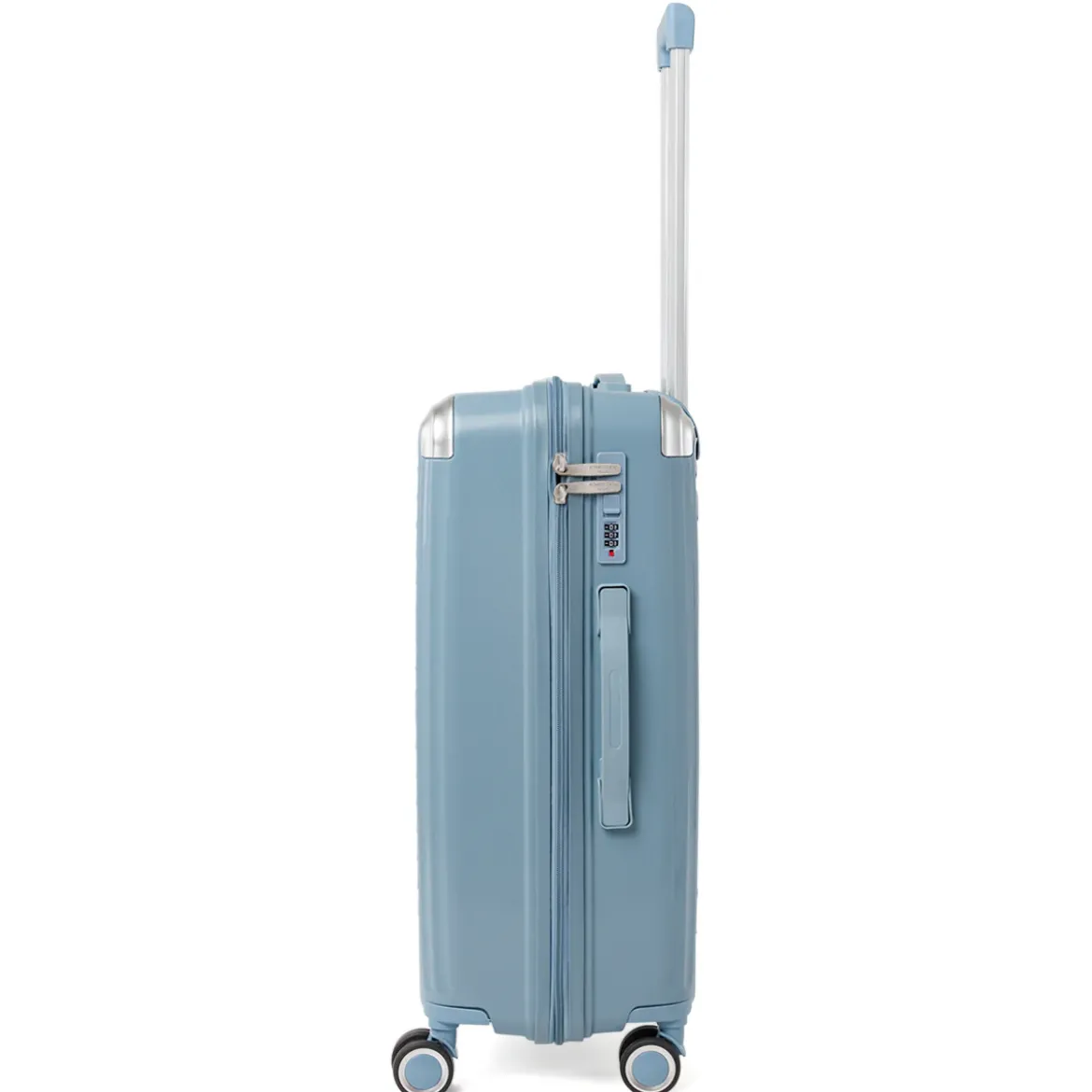 Trolley medio azzurro avio rigido in PP antiurto Romeo Gigli Milano