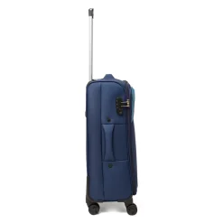 Trolley medio da viaggio Romeo Gigli Milano blu in tessuto resistente