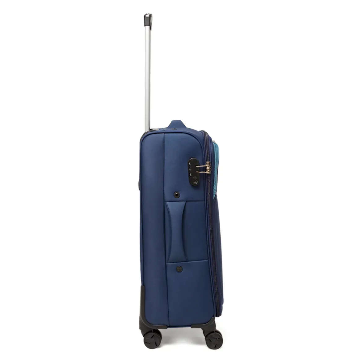 Trolley medio da viaggio Romeo Gigli Milano blu in tessuto resistente