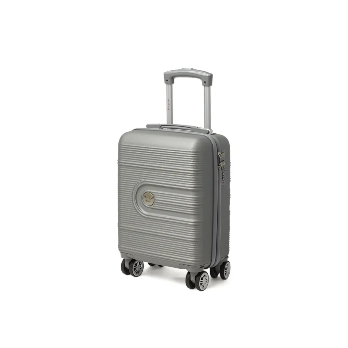 Trolley mini sotto sedile per voli low cost argento in ABS Romeo Gigli