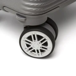 Trolley mini sotto sedile per voli low cost argento in ABS Romeo Gigli