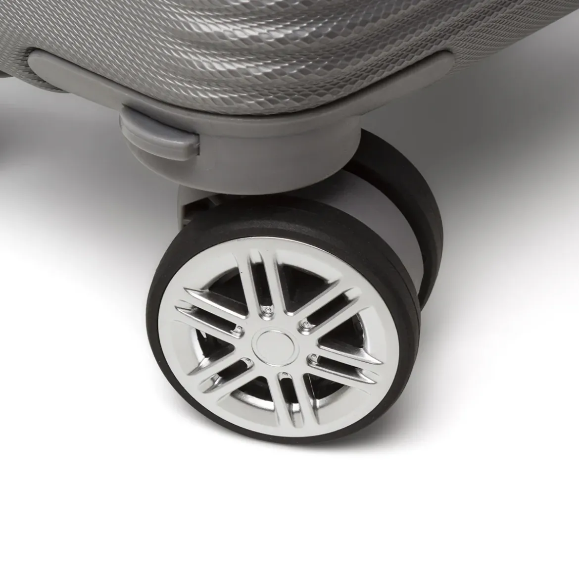 Trolley mini sotto sedile per voli low cost argento in ABS Romeo Gigli