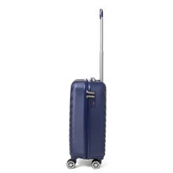 Trolley piccolo rigido blu in ABS con ruote pivotanti Romeo Gigli Milano