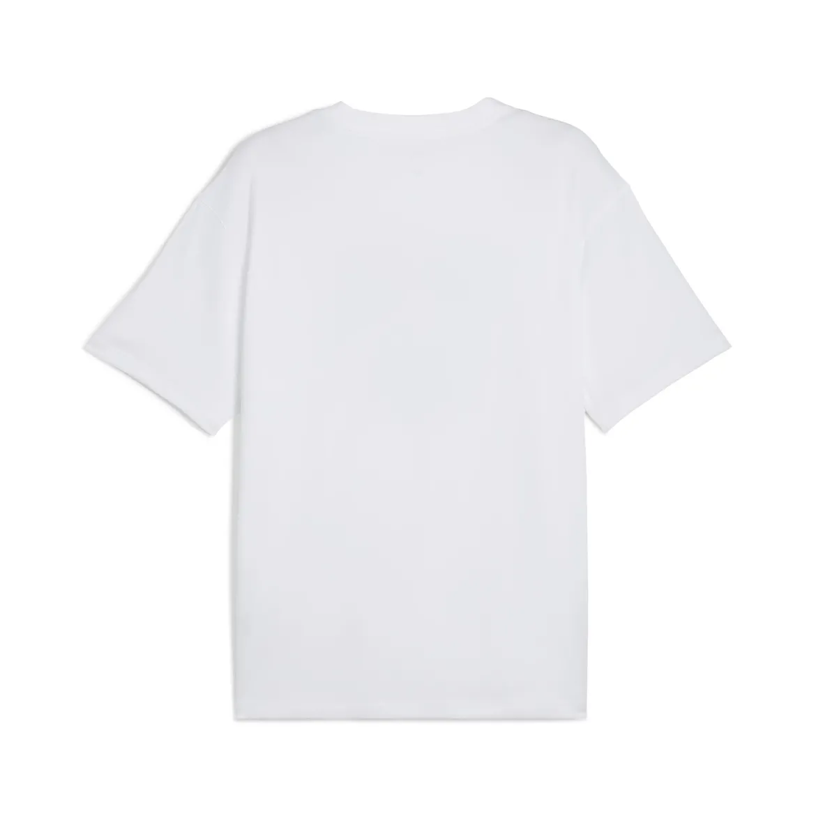 T-shirt bianca in cotone da Uomo con logo e stampa Puma