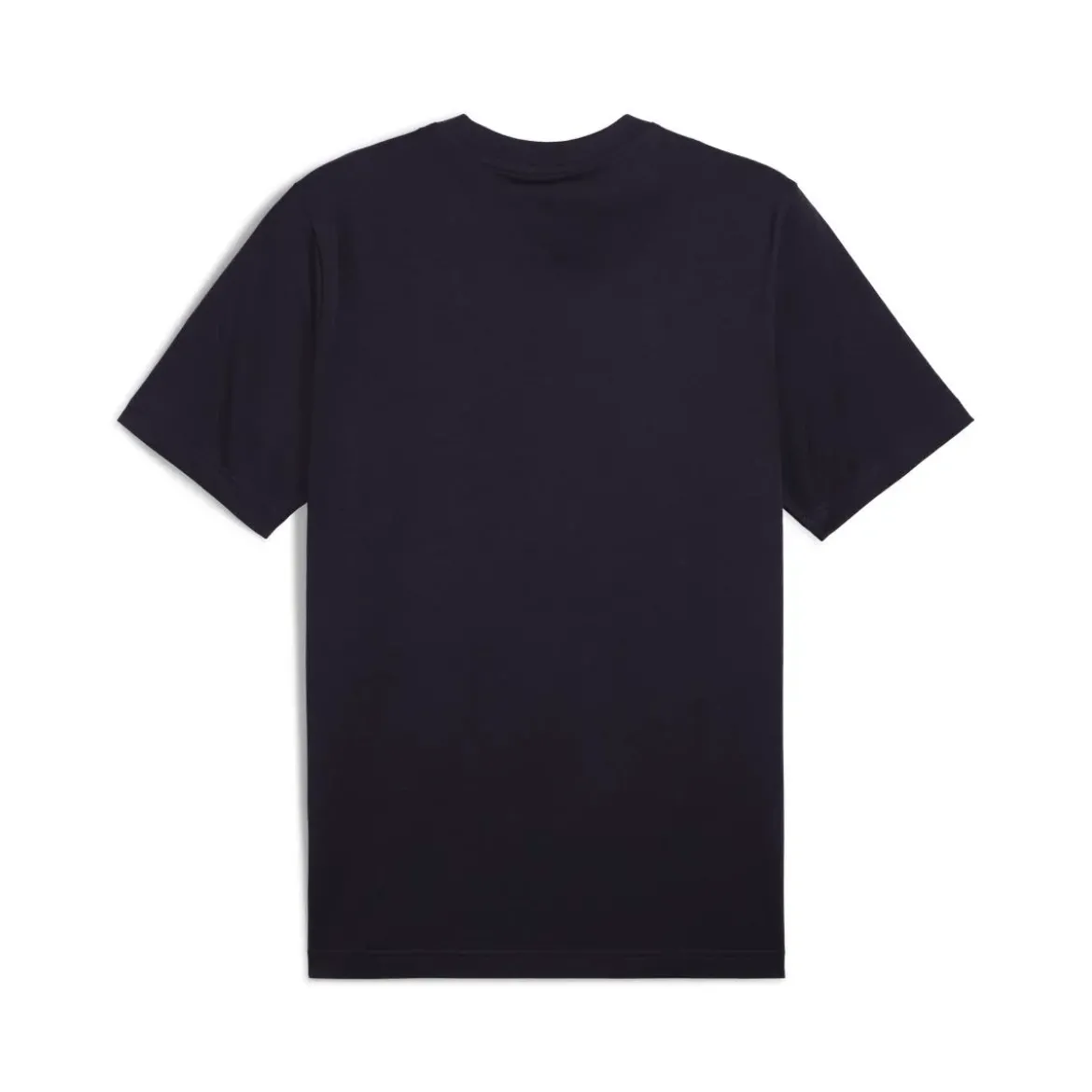 T-shirt design minimal da uomo blu Puma con logo bianco sul petto
