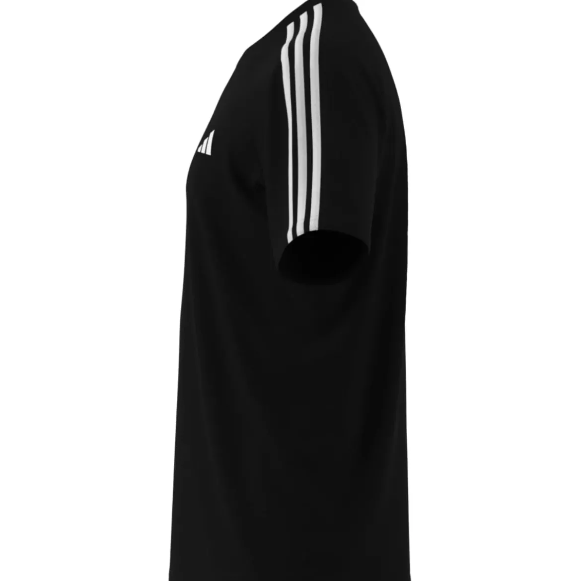 T-shirt nera da allenamento uomo Train Essentials 3-Stripes adidas