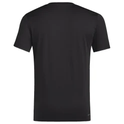 T-shirt nera da allenamento uomo Train Essentials 3-Stripes adidas