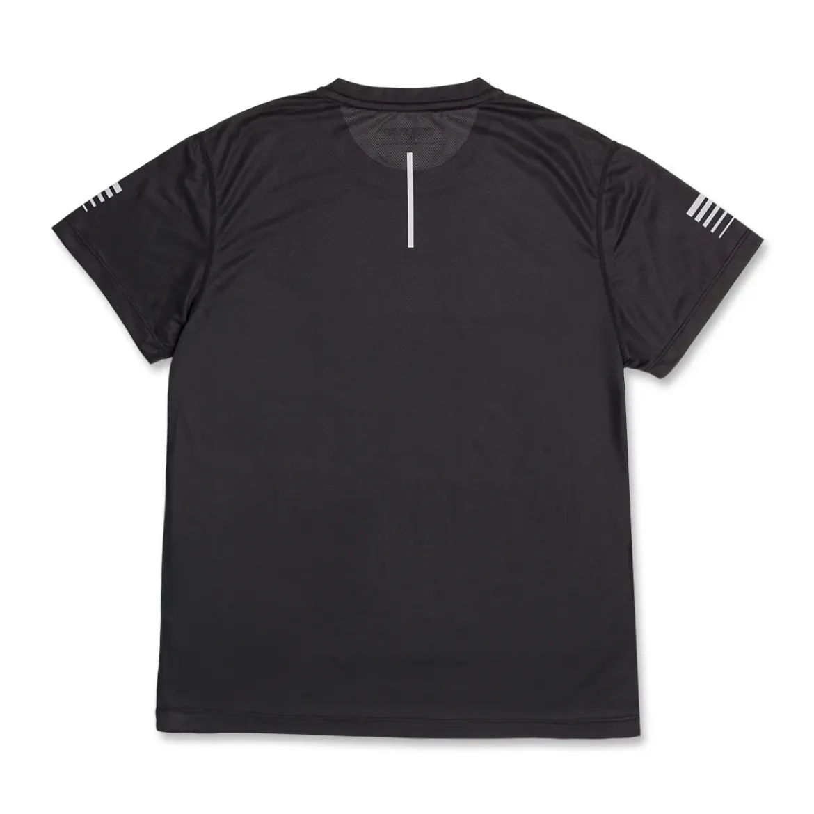 T-shirt nera sportiva da donna a manica corta GymRun