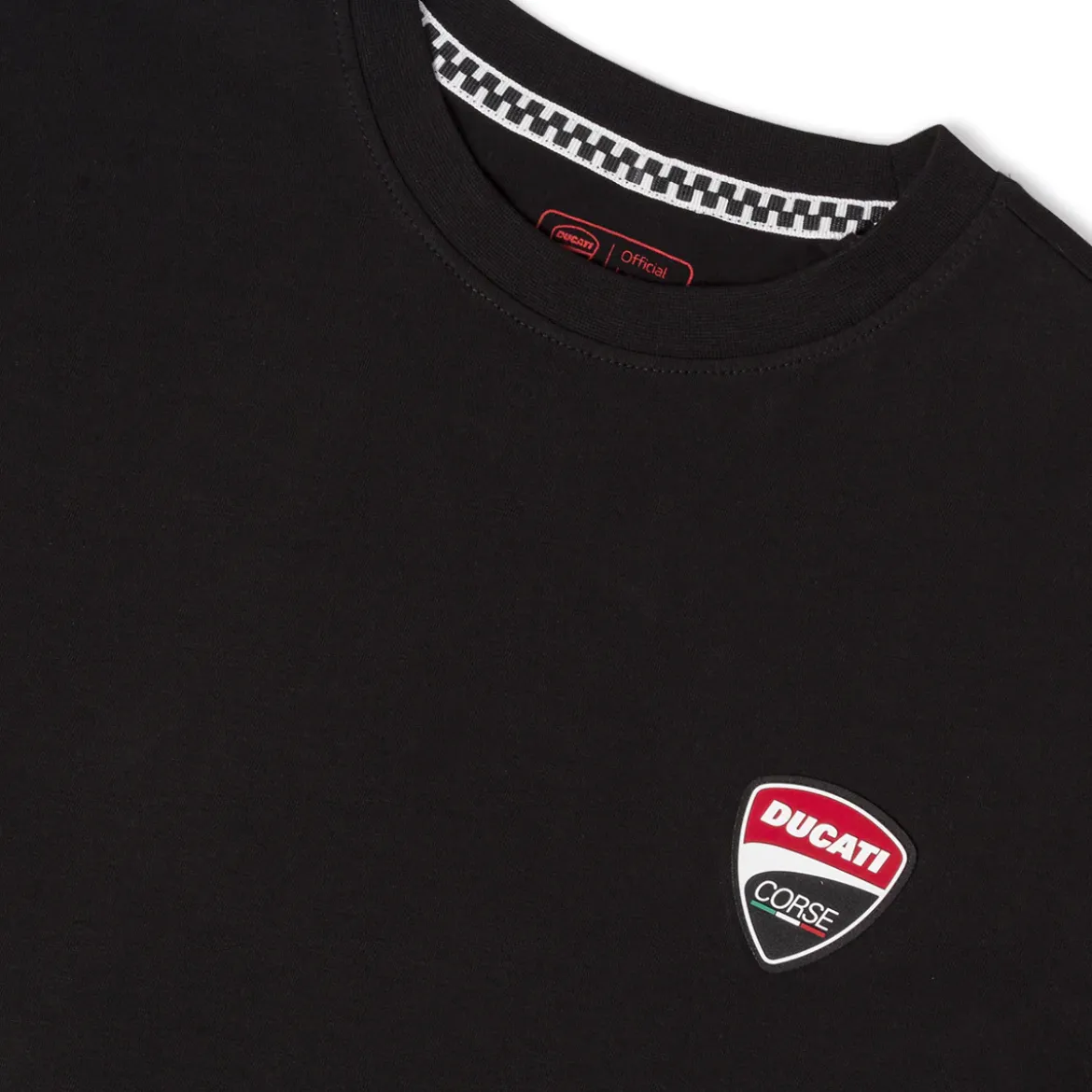 T-shirt Nera Uomo con stampa posteriore WDW 2026 Ducati Corse Ducati